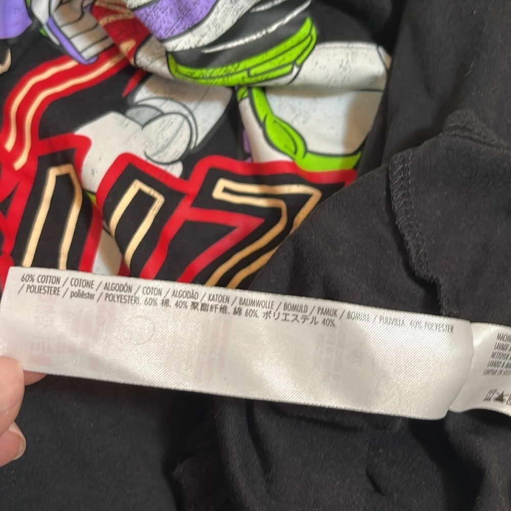 Disney Buzz Lightyear Black Vacation Plus Size Long Sleeve Shirt - Picture 9 of 10